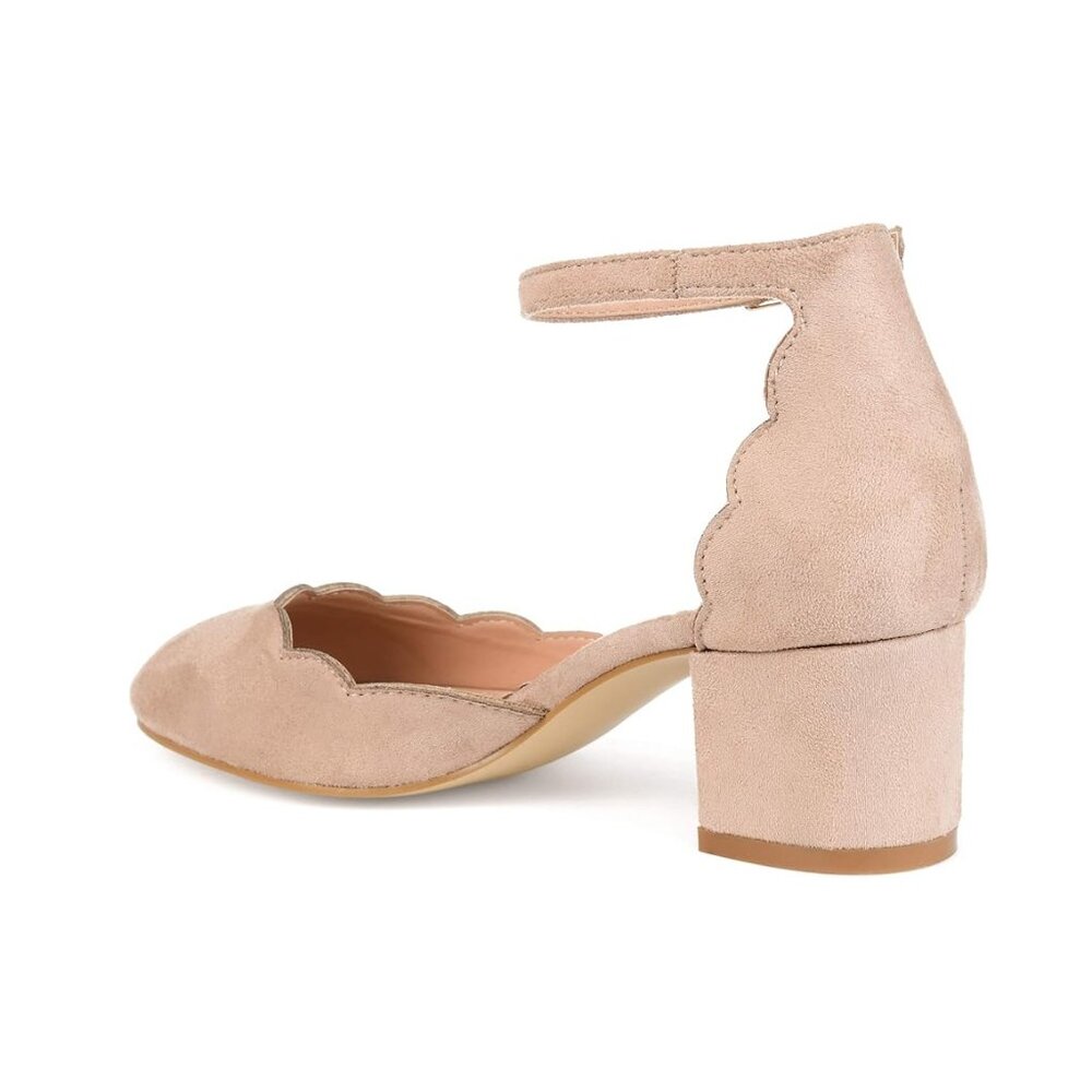 NiB Brinley Co. Women's Strappy Pump Evening Heels White Size 6.5 $70 RY1377 - Picture 2 of 4